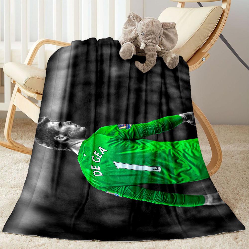 Goalkeeper Green Jersey Blanket Soft Warm Cozy Suitable for Chair Office Livingroom for All Occasions Modern Suitable for Gifting Relatives and Friend