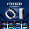 2.5" 3" UO 2X Ангельские глазки Управление через приложение RGB Проектор Линзы Маски Прямоугольные Кольца-галоген Автомобильная фара Автоаксессуары Хрустальная лампа