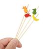Вилка Салат Овощные палочки Ручная работа Зубочистки Бамбуковые шпажки Фруктовые шпажки Еда Фруктовый коктейль Декор