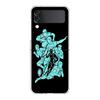 Phone Case For Samsung Galaxy Z Flip 3 4 5 Hard Folding Clear PC Bumper Rugby Ball For Samsung Z Flip 6 Cover