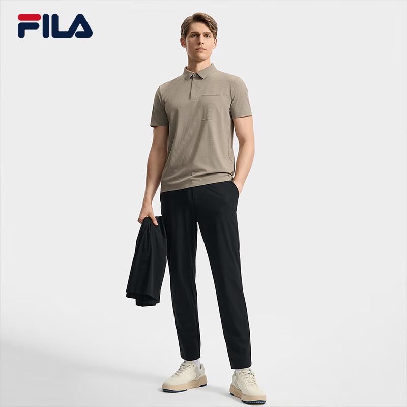 FILA Men's Cool-Touch Knit Straight-Leg Trousers