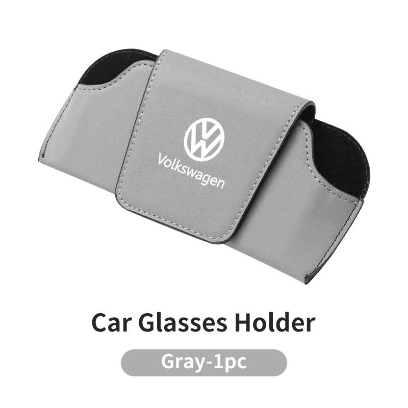 For Volkswagen VW Car Sun Visor Eyeglass Storage Box Glasses Protective Case WW38 Golf 4 5 6 7 GTI Tiguan Passat B5 B6 B7 CC Jetta