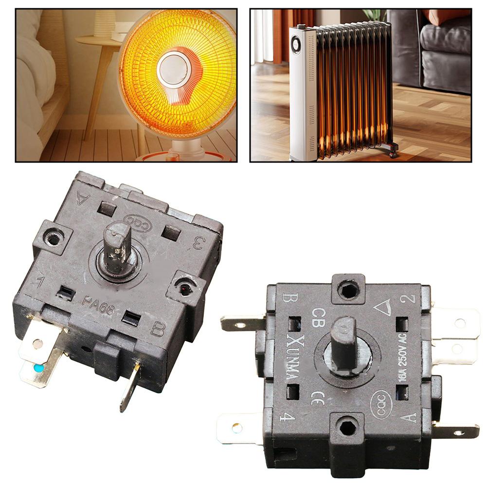 AAAAAElectricHeaterGearSwitchАксессуары для плиты 3-контактный 5-контактный переключатель регулировки скорости для конвекторов плит электрических обогревателей дома