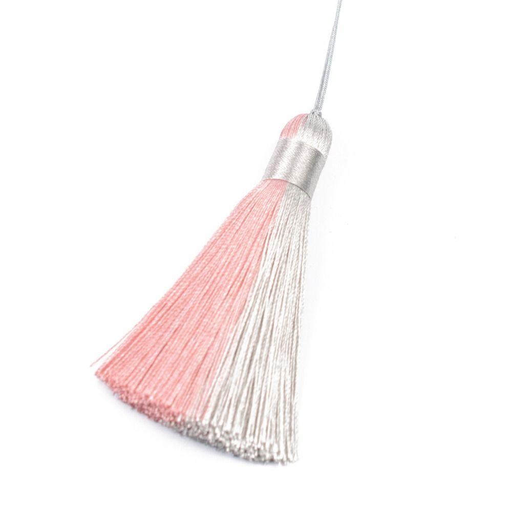 Gradient Fringe Tassel Charm Soft Thread Handmade Craft Tassel  For Bag Curtain Clothes Accessories