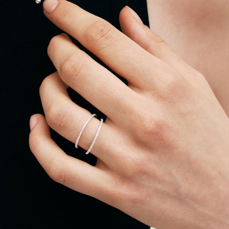Hei [sv925] cubic full setting ring