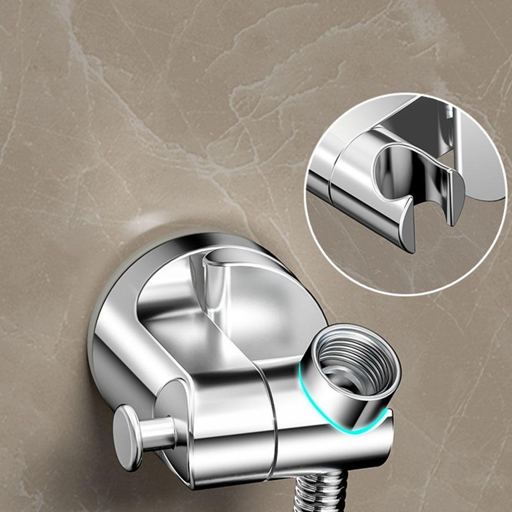 Регулируемый на 360° держатель для душевой лейки на присоске с крючком, фиксированное основание для душа, дом