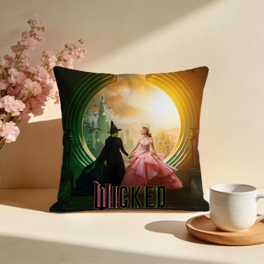 Fashion WWickedew Cushion Cover Stylish Washable Pillow Cover Ideal for Couch Bedroom Car Decoration