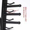 AnormalS Multi-functional Tie Hanger, Holds 20 Ties, Black (Pack of 2)