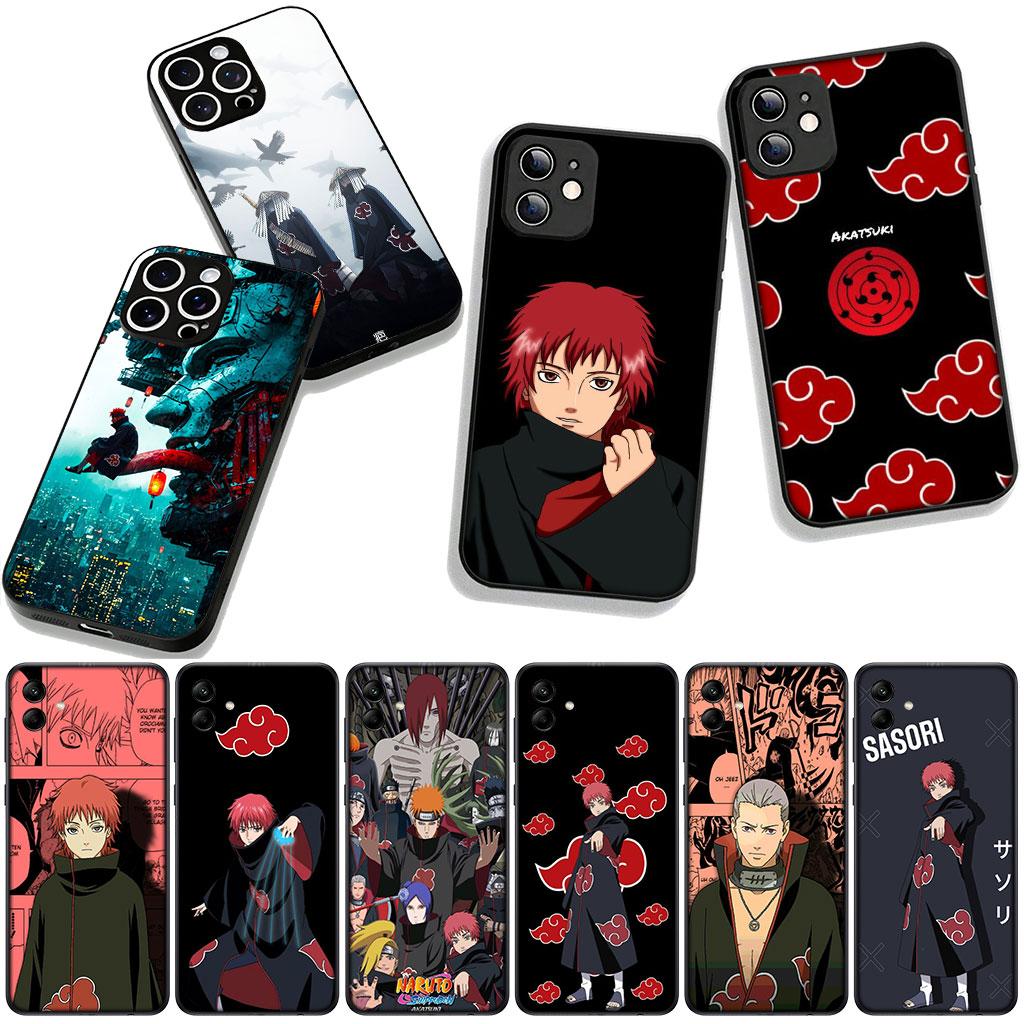 Cover for Samsung Galaxy A36 A17 A26 A07 A35 A54 A53 A13 A33 A34 S8 S9 S20 S21 FE S10 Plus Case Comics Sasori Akatsuki Narutos