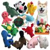 LEGEND SANDY Squeaky Stuffed Plush Dog Toy Pack for Small Stuffed Puppy Chew Toys 12 Dog Toys Cute Soft Pet Toys for Small Medium Dogs Puppies,