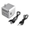 Portable TD-V26 Digital Fm Radio Receiver Wireless Speaker Mini FM Radio LED Loudspeaker MP3 Support SD/TF Card