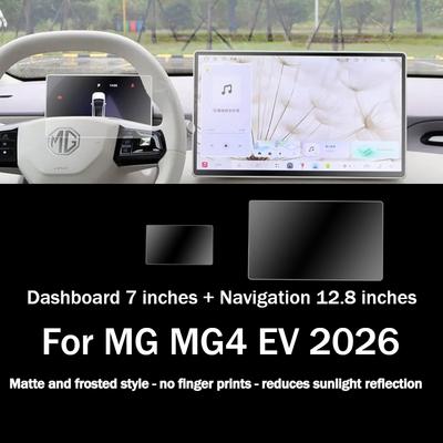 Для MG MG4 EV 2026 Матовое Закаленное Стекло LCD Навигация 12,8 дюймов Медиа Сенсорный Дисплей Защитная Пленка Автоаксессуары