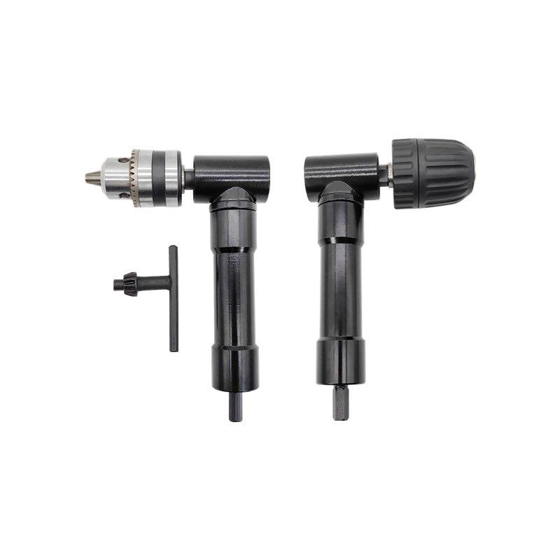 Угловой адаптер для дрели: Переходник для бит отвертки под углом 90 градусов с трехкулачковым патроном