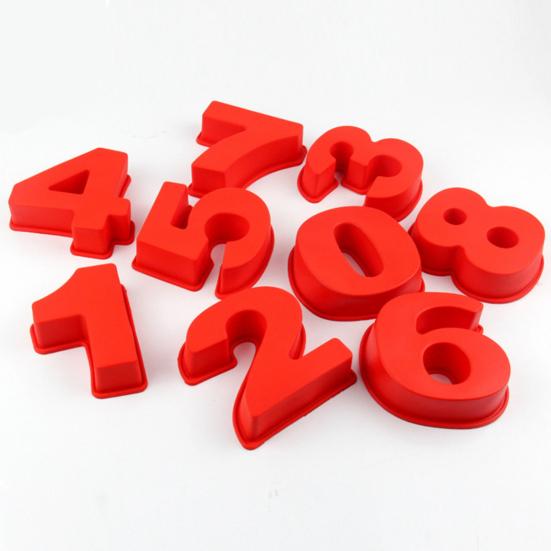 Форма для торта, красивая DIY ремесленная многоразовая форма для торта, высокая прочность, цифры, форма для десерта, форма для помадки, кухонные принадлежности