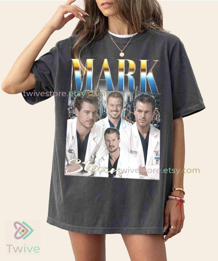 Vintage Mark Sloan Grey's Anatomy Shirt, TV Show Fan Tee