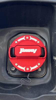 BIRUWA Крышка бензобака Jimny Suzuki 6061 Ажурная крышка заливной горловины бензобака Крышка Jimny Специальный внешний тюнинг Крепится к крышке OEM, Алюминий, Дизайн, Крышка,