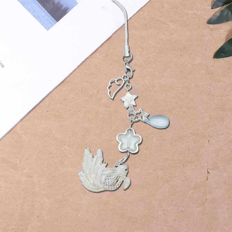 Брелок-звезда в виде разноцветной рыбы, ремешок на запястье, подвесная цепочка для мобильного телефона