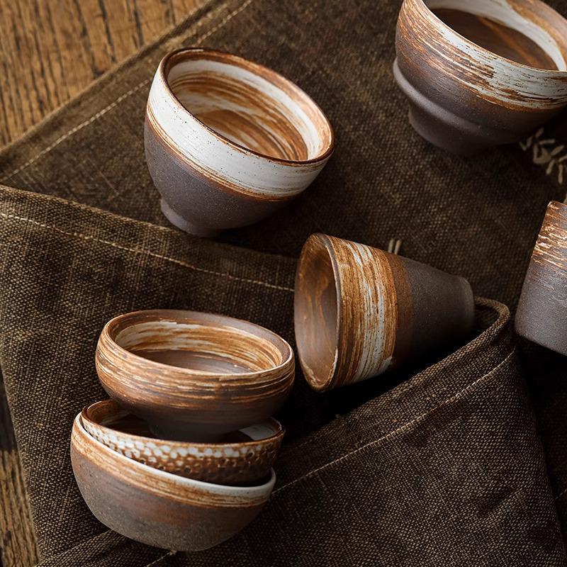 Японская керамическая чайная чашка: Дегустационная чаша Shadow White