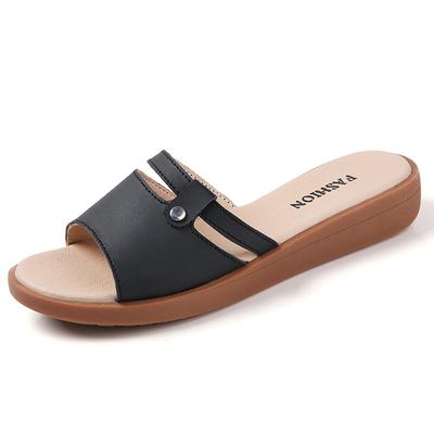 Мода 2025 Лето Женские Сандалии на Танкетке Премиум Ортопедические Сандалии с Открытым Носком Винтажные Нескользящие Кожаные Повседневные Женские Туфли на Платформе Ретро