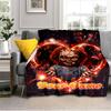 1PC Custom Name Butterfly Heart Romance flannel blanket versatile,all-season throw suitable for the living room,bedroom,camping,travel,and gift