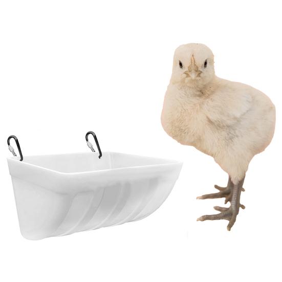 1 комплект кормушки для кур, подвесная с крючком, ударопрочная автоматическая подача, сверхмощная простая установка, кормушка для коз