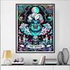 Disney 5D DIY Diamond Painting Ursula Dark Neon Tower Illustration Full Circle Diamond Mosaic Cartoon Dog Embroidery Art Painting Home Decor