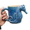 325 мл 3D кружка для кофе «Морские животные» Ручная работа Смоляная чашка со скульптурой кита/дельфина/акулы/черепахи Посуда для напитков на морскую тематику для любителя моря в подарок