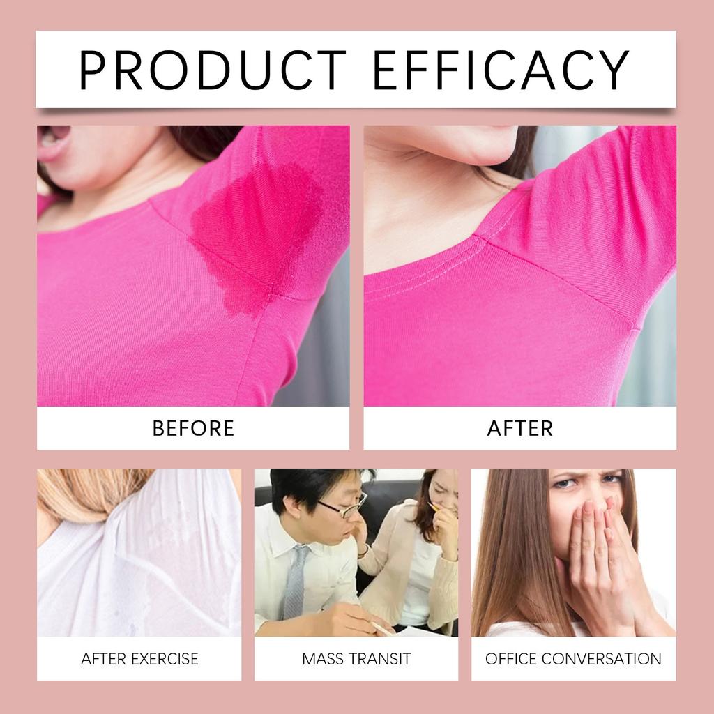 Body Care Ball Rose Natural Dry Armpit Moisturizing Convenient Body Care Stick 50ml