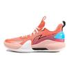 Баскетбольные кроссовки Li Ning Flash 7 с противоскользящим износостойким амортизирующим эффектом, мужские кроссовки Tea-Flower-Red ABPT013-8