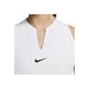 Nike Dri-Fit Advantage, однотонное платье без рукавов с логотипом на спине и V-образным вырезом, белое женское платье DX1428-100