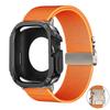 Чехол+нейлоновый ремешок для Apple Watch S11 S10 42 46 мм 9 8 7 6 5 4 SE3 Защитный из ПК+ТПУ для Iwatch Ultra 3 49 мм 45 мм 41 44 40 мм 38 мм