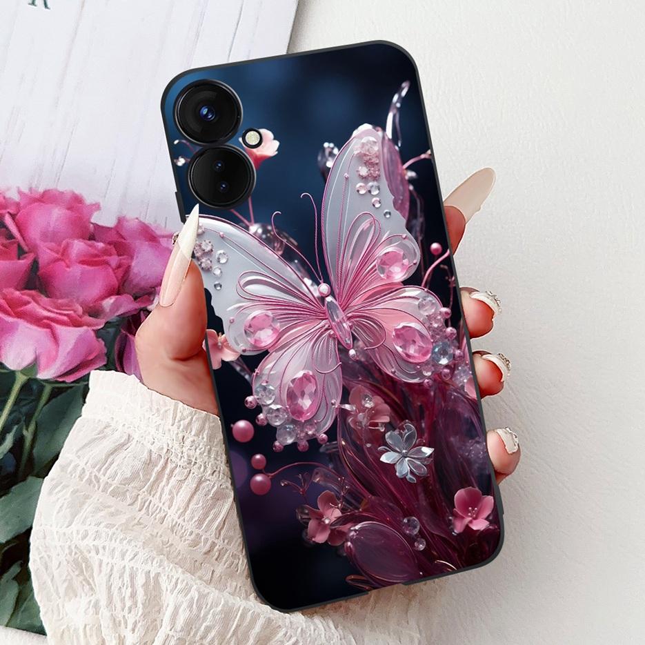 Чехол для Tecno Spark 9 Pro Spark9 Pro KH7n Новый Роскошный Расписной Чехол Мягкий Силиконовый Чехол для Телефона Для Tecno Spark 9T Spark9T KH6 Сумки