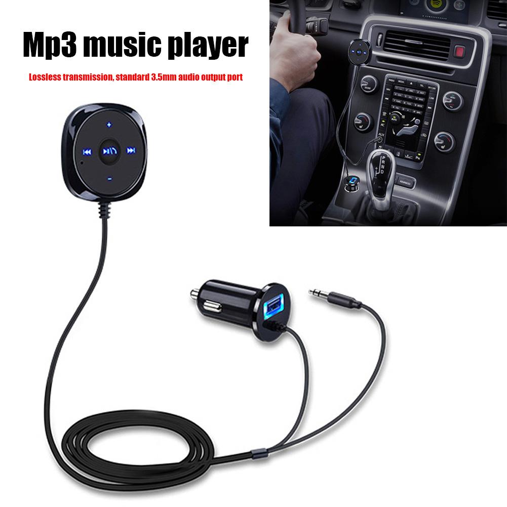Wireless Bluetooth-compatible Music Receiver 3.5mm AUX Bluetooth-compatible Adapter Audio Receiver for Car Stereo with AUX IN