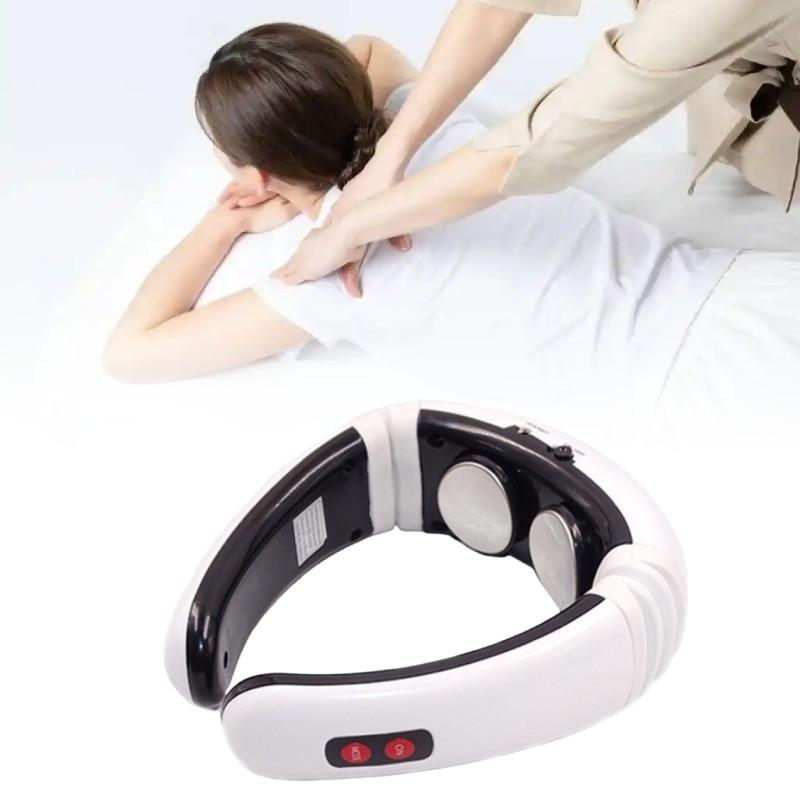 Импульсный электрический шейный массажер, устройство для терапии плеч и шеи, инструмент для облегчения боли