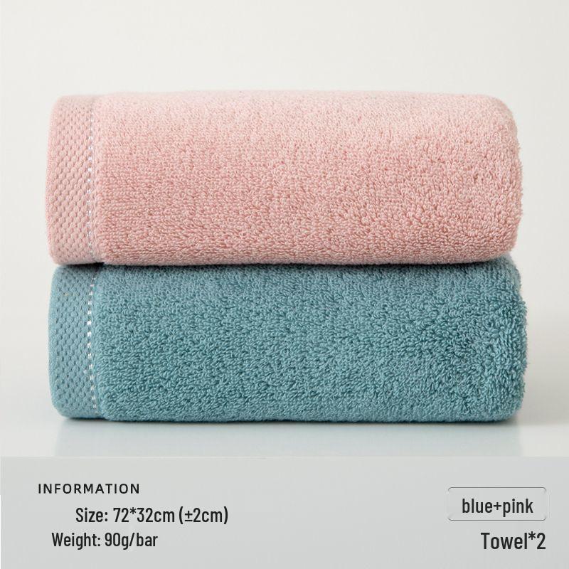 Soft, Absorbent Cotton Bath Towel for Adults – Thick, Non-Shedding, Ideal for Face Wash and Home Use