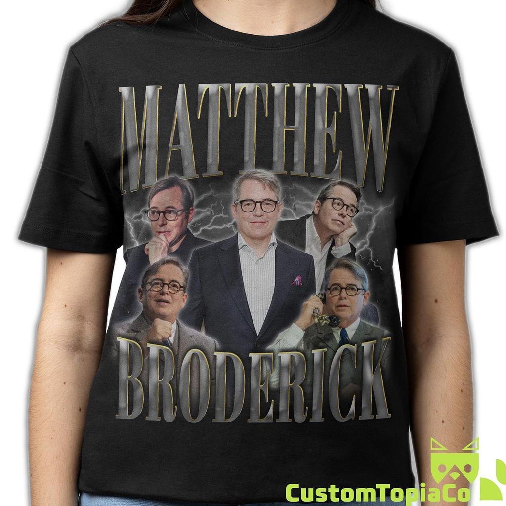 MATTHEW BRODERICK SHIRT, Matthew Broderick Vintage T-Shirt, Matthew Broderick Retro Bootleg Homage Merch, Matthew Broderick Rap Tee Fan Gift