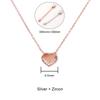 Ожерелье Love для женщин Ins Niche Design Light Luxury Gentle Heart Zircon Clavicle Chain