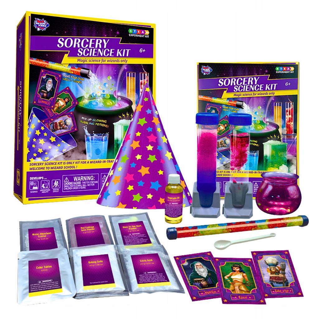 Set Of Creative Magic Experiments For Kids Fun Education