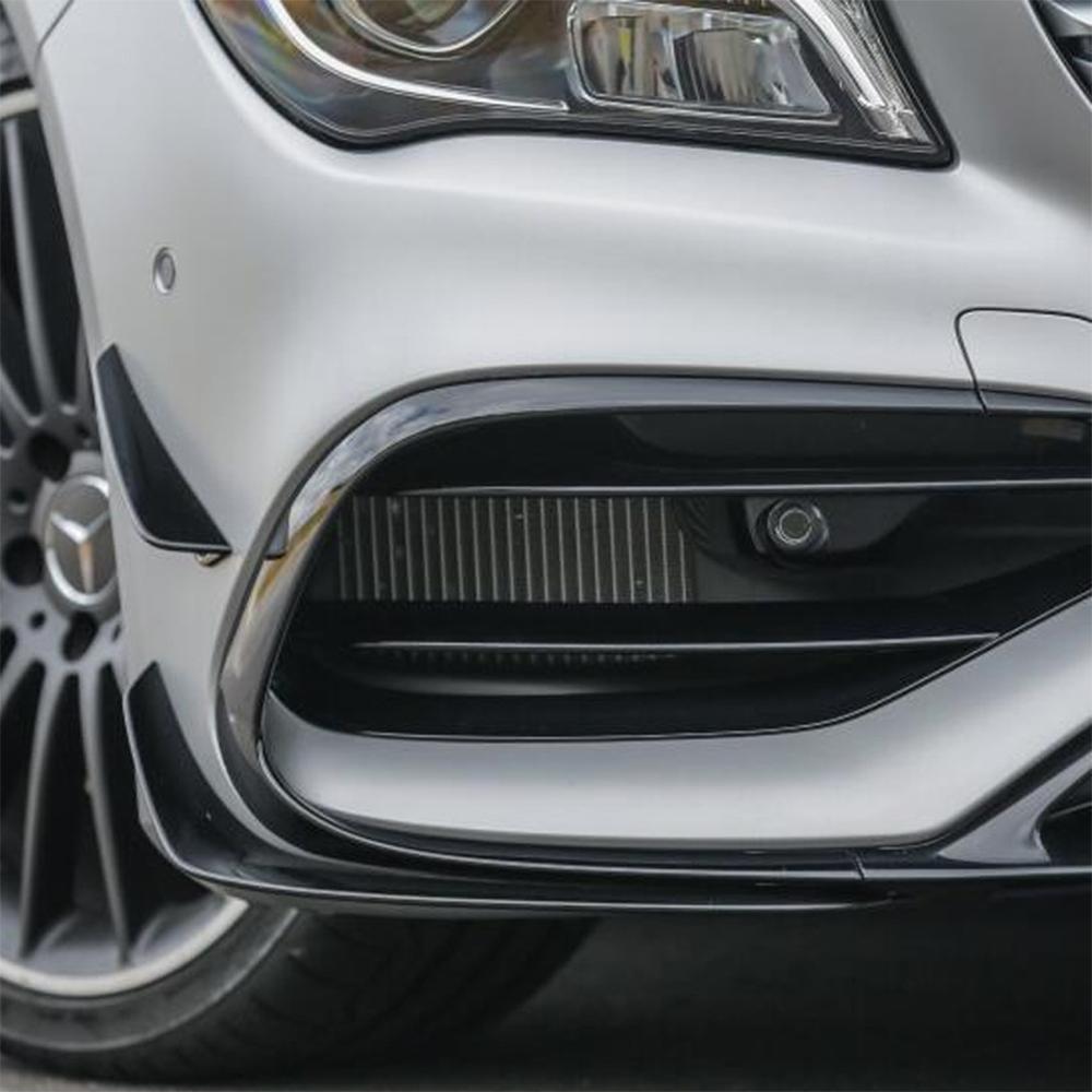 Передний Бампер Спойлер Разделитель Накладка Воздушная Лопасть Для Mercedes Benz CLA C117 X117 CLA200 220 250 CLA45 AMG 2015 2016 2017 2018
