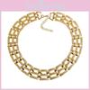 Fashion Metal Geometric Choker Necklace With Matte Finish For Gift And Travel Souvenir