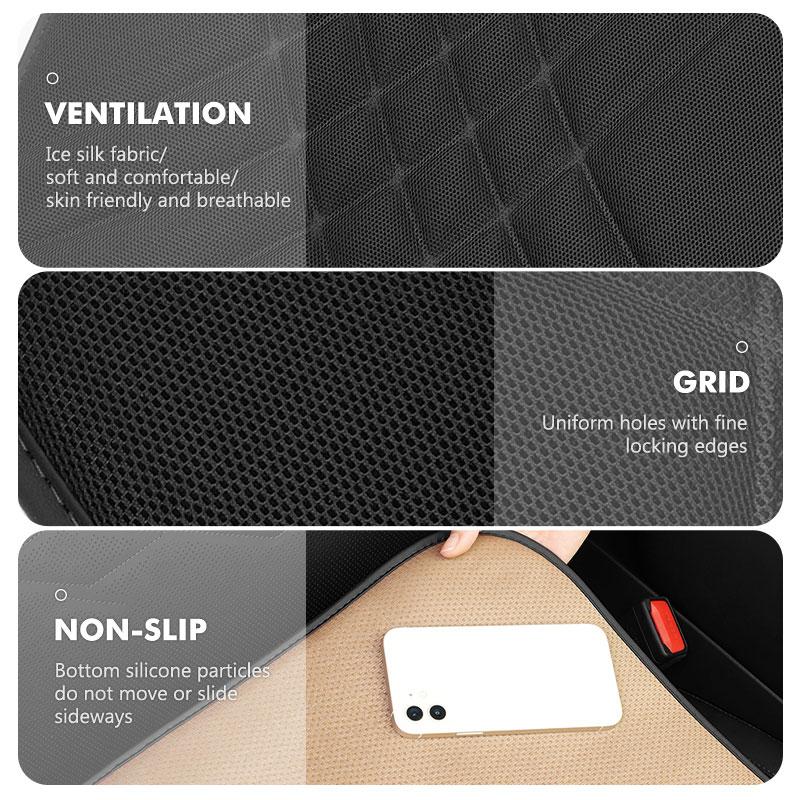 Car Ice Silk Seat Cushion Memory Foam Breathable Protector Pad For Volkswagen VW Golf Polo 4 5 6 Passat B5 B6 B7 CC Jetta Tiguan zr5