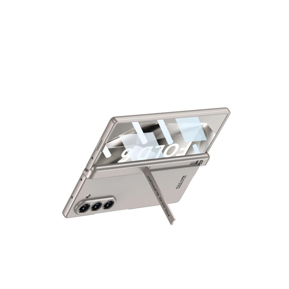 Магнитный шарнирный защитный жесткий чехол для телефона Samsung Galaxy Z Fold 6, противоударный чехол с кронштейном для защиты экрана