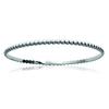 [M7304] - Silver 'Billes' Silver Bracelet (rhodium-plated) - 62 Mm 3 Mm