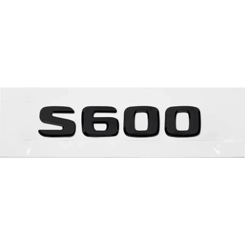 3D Letter Car Emblem Rear Trunk Badge Sticker Decal for Mercedes Benz S300L S320L S500L S500 S550 S600L S600 S650 S Class QN1