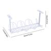 Desk Cable Management Tray Under Table Socket Hang Holder Power Strip Storage Rack For Offices Living Room Wire Cord Organizer