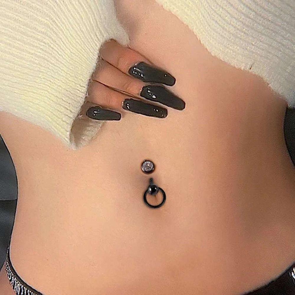 Нишевый дизайн штанга круглая пирсинг тела женское кольцо для пупка для девушки гвоздик для пупка пирсинг пупка клип