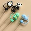 Reusable Drinking Dust Cap Dust-proof Straw Tips Cover Creative Silicone Straw Plug  Bottle