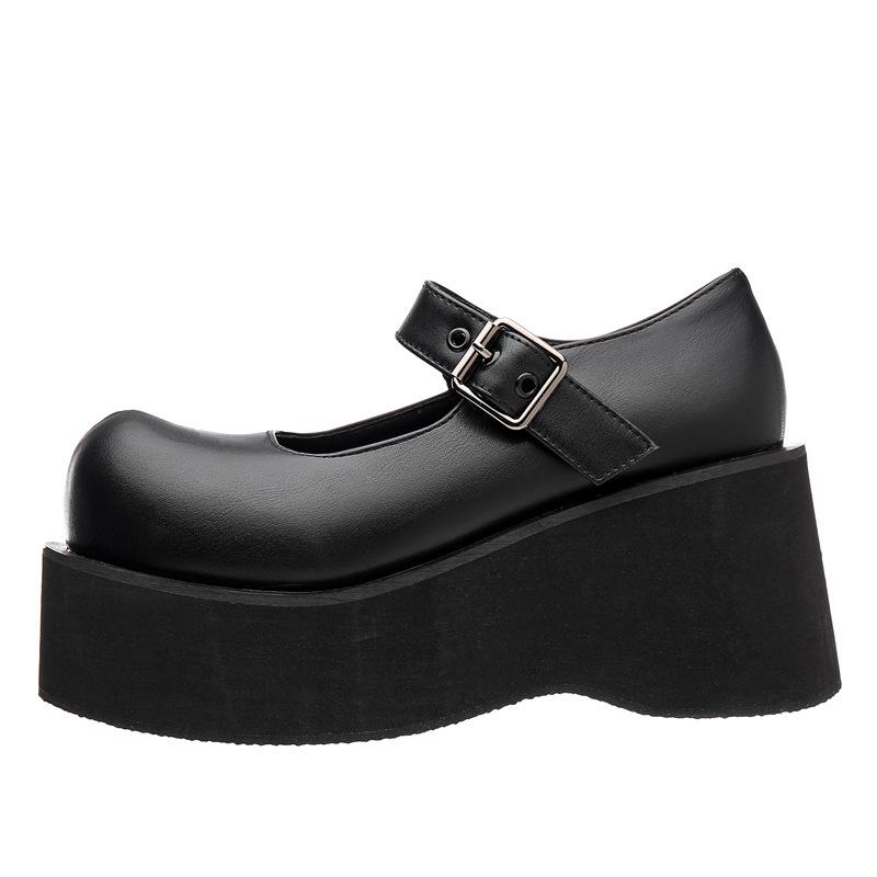 EMONIA женские туфли на платформе в европейском и американском стиле панк - Harajuku Loli Retro JK Style