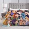 Hetalia Anime Cute Blankets Velvet  Winter   Multifunction Lightweight Throw Blankets for Bed Car Rug Piece