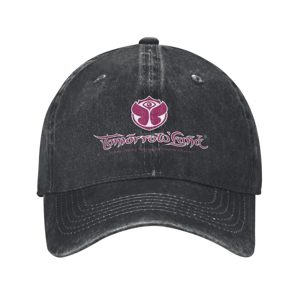 Tomorrowland Belgium 2025 Sun Baseball Cap Fitted Retro Unisex Women Washed Trucker Hat Print Tennis Skate Baseball Caps Gift